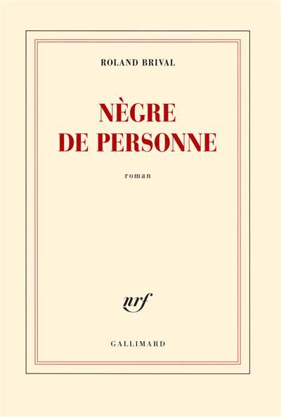 Nègre de personne