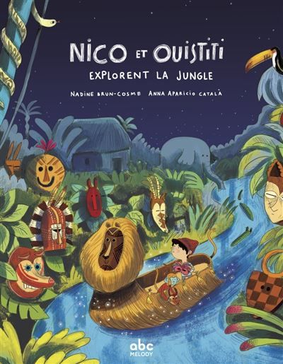 Nico et Ouistiti explorent la jungle - Livre + audio Ecoute et Téléchargement mp3 sur site