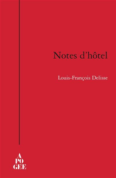 Notes d'Hôtel