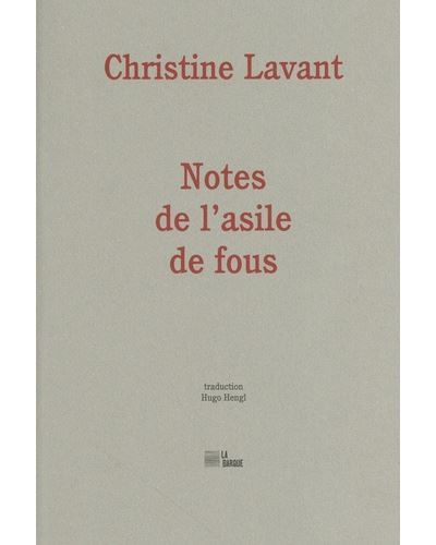 Notes de l’asile de fous