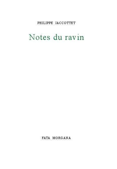 Notes du ravin