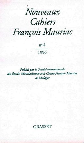 Nouveaux cahiers François Mauriac n°04