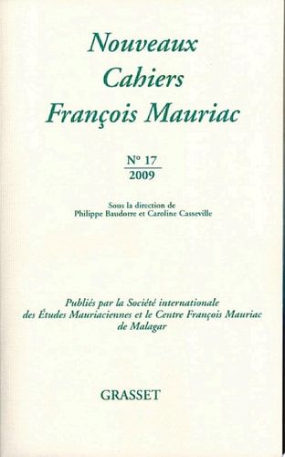 Nouveaux cahiers François Mauriac N°17
