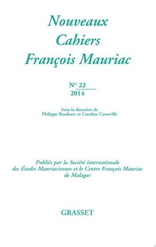 Nouveaux cahiers François Mauriac n°22
