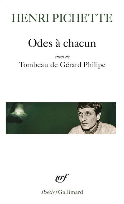 Odes à chacun/Tombeau de Gérard Philipe Suivi de Tombeau de Gérard Philippe