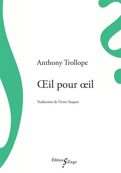 Couverture de Oeil pour oeil par Anthony Trollope