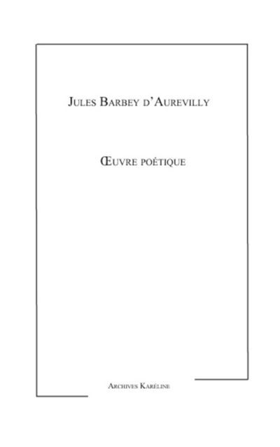 Oeuvre poétique
