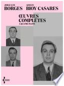Couverture de OEuvres complètes à quatre mains par Adolfo Bioy Casares