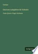 Oeuvres completes de Voltaire