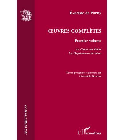 Oeuvres Complètes Premier volume