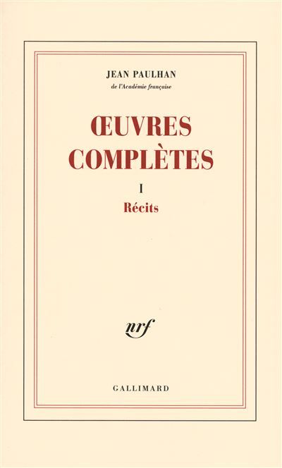 Œuvres complètes Récits