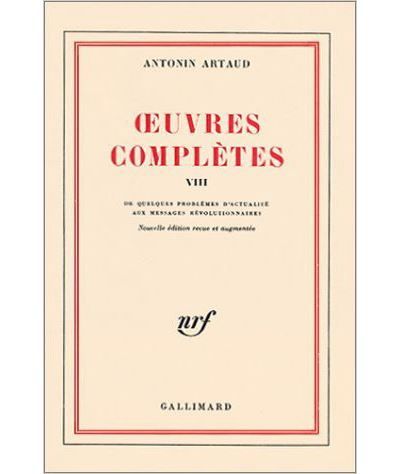 Œuvres complètes Tome 8