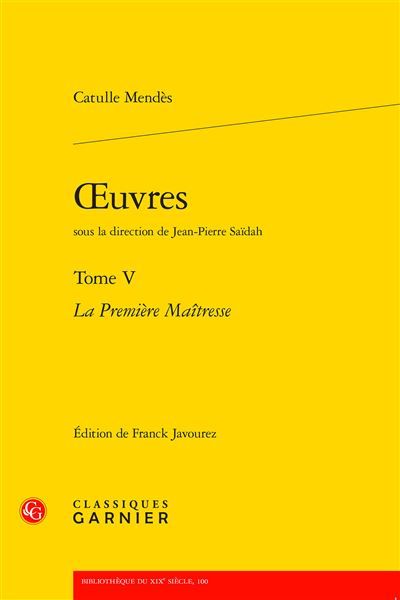 Oeuvres La Première Maîtresse