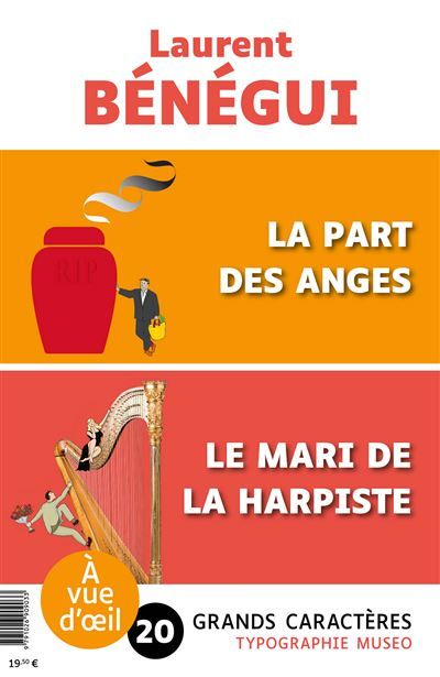 Couverture de Offre decouverte laurent benegui (la part des anges – le mari de la harpiste) Grands caractères, édition…