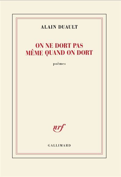 On ne dort pas même quand on dort