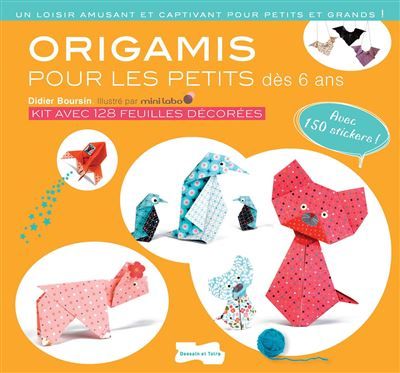 Origami pour les petits - nouvelle édition