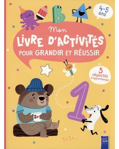 Ours - Mon livre d'activités pour grandir et réussir