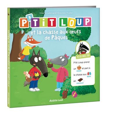 P'tit Loup et la chasse aux oeufs de Pâques
