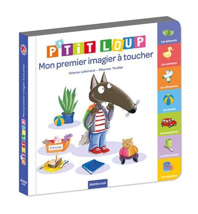 P'tit loup - Mon premier imagier à toucher Ned