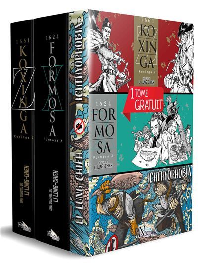 Pack 2+1 One Shot - Taiwan Histoire Koxinga Z + Formosa X + Ichthyophobia OFFERT