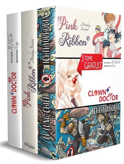 Pack 2+1 One Shot - Taiwan Josei Pink Ribbon + Clown Doctor + Ichthyophobia OFFERT
