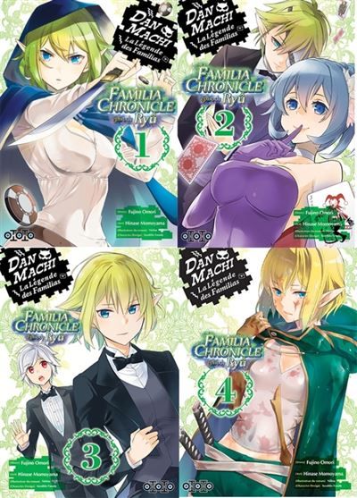 Pack DanMachi - Familia Chronicle : Episode Ryû T01 à T04