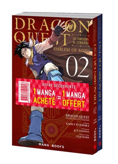 Pack découverte Dragon Quest - Les Héritiers de l'Emblème T01 & T02 2 Volumes