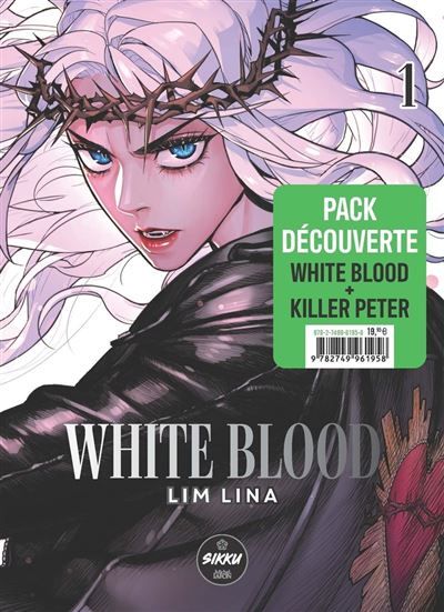 Pack découverte Lina Lim - White Blood T01 & Killer Peter T01
