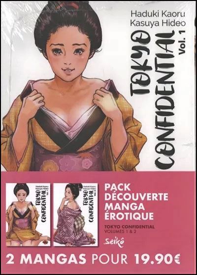 Pack découverte manga érotique : Tokyo Confidential T01 et 02
