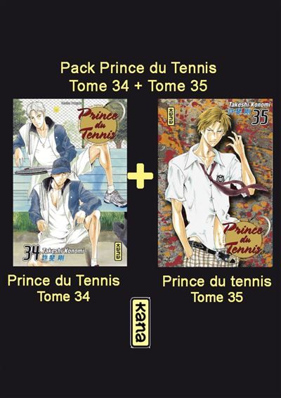 Pack fidelite prince du tennis t34+t35 Pack 2 volumes Tome 34  et Tome 35