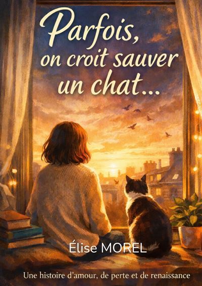 Parfois, on croit sauver un chat... Une histoire douce, poetique et bouleversante sur l amour, la perte et la reconstruction - Élise Morel - Books On Demand