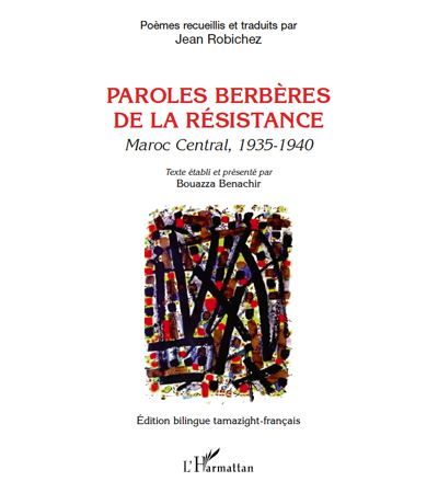 Paroles berbères de la résistance Maroc central, 1935-1940