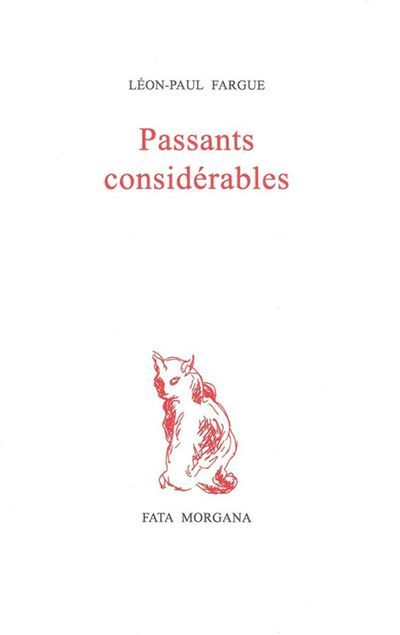 Passants considérables