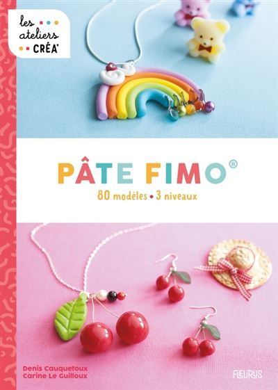 Pâte fimo 80 modèles. 3 niveaux