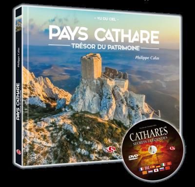 Pays Cathare, trésor du patrimoine Livre avec 1 DVD, Edition bilingue anglais-français