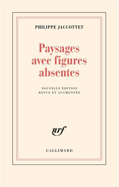 Paysages avec figures absentes