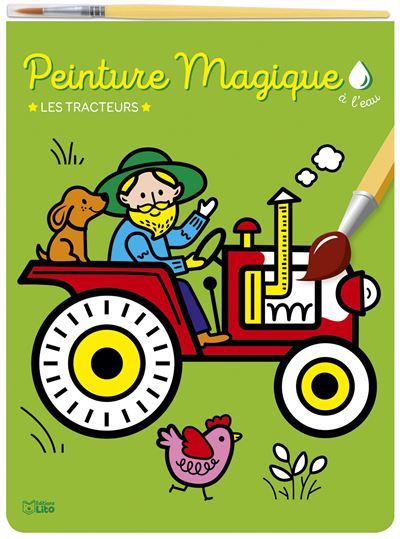 Peinture magique les tracteurs