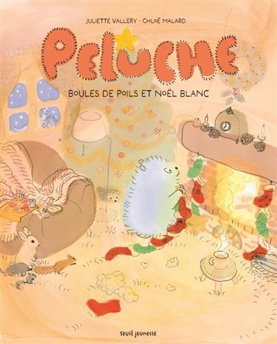 Peluche Boules de poils et Noël blanc