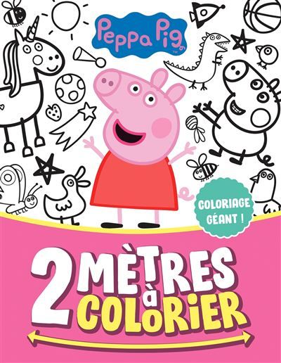 Peppa Pig - 2 mètres à colorier
