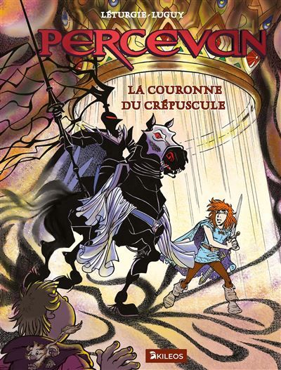 Couverture de Percevan Tome 17 - La Couronne du crépuscule par Jean Léturgie