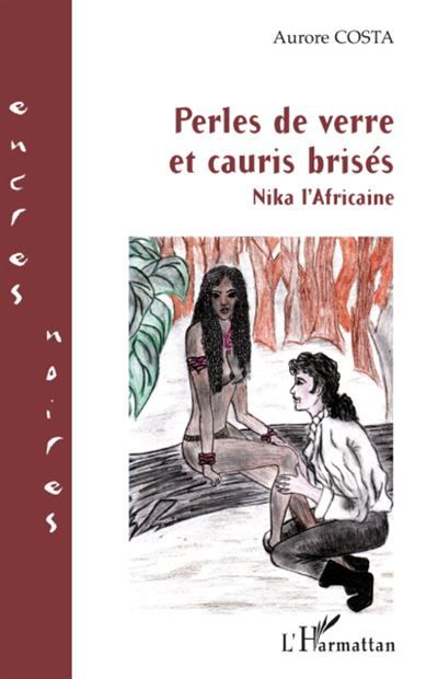 Perles de verre et cauris brisés Nika l'africaine
