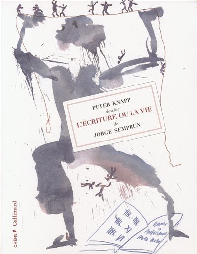 Peter Knapp dessine "L'Écriture ou la vie" de Jorge Semprun