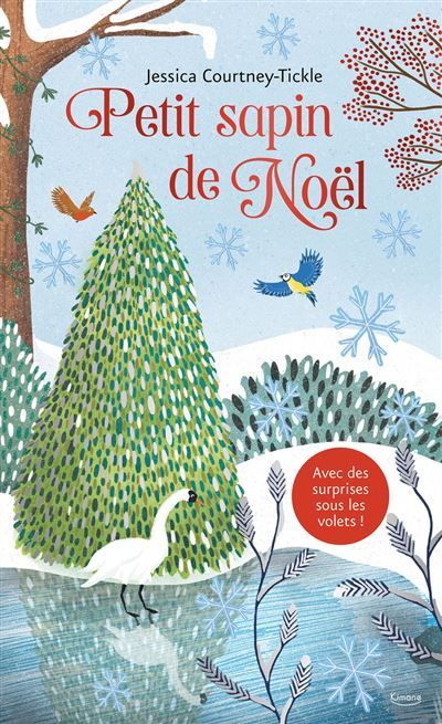 Petit sapin de Noël - Avec des surprises sous les volets ! volets a soulever