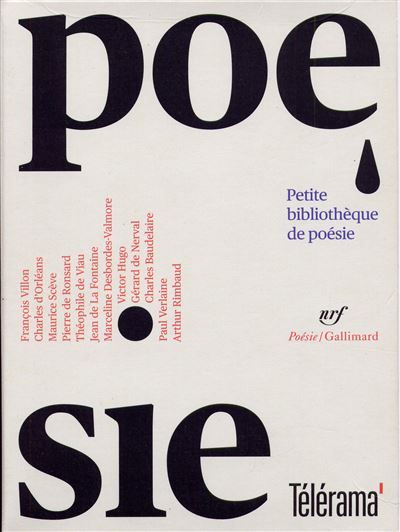 Petite bibliothèque de poésie 12 volumes