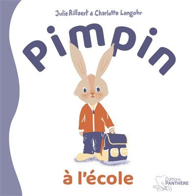 Couverture de Pimpin à l'école par Julie Rillaert