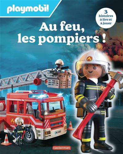 Playmobil - Au feu, les pompiers ! 3 histoires à lire et à jouer
