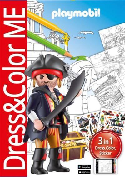 Playmobil pirates dress & color me