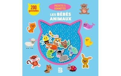 Pochette à gommettes - Les bébés animaux