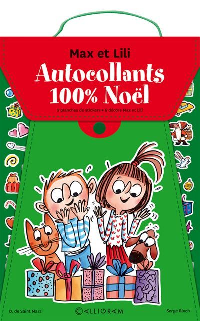 Pochette autocollants Max et Lili 100% Noël -  SERGE BLOCH