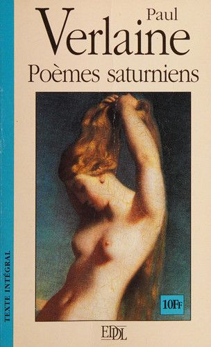 Couverture de Poèmes saturniens par Paul Verlaine